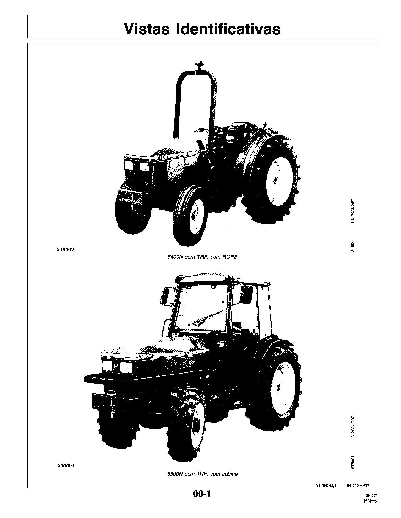 JOHN DEERE 5300N 5400N 5500N TRAKTOR BETRIEBSANLEITUNG #2