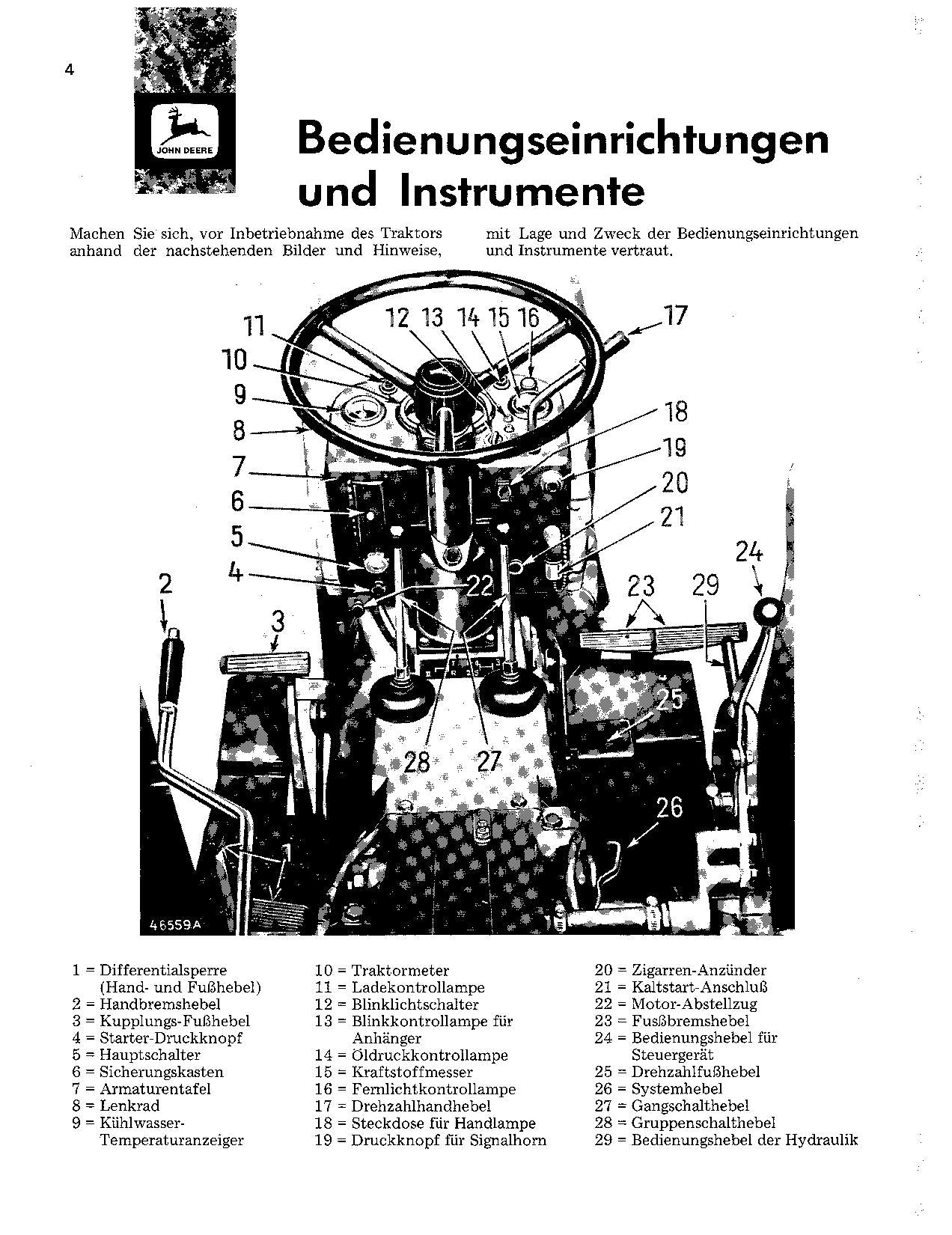 JOHN DEERE 820 TRAKTOR BETRIEBSANLEITUNG #2