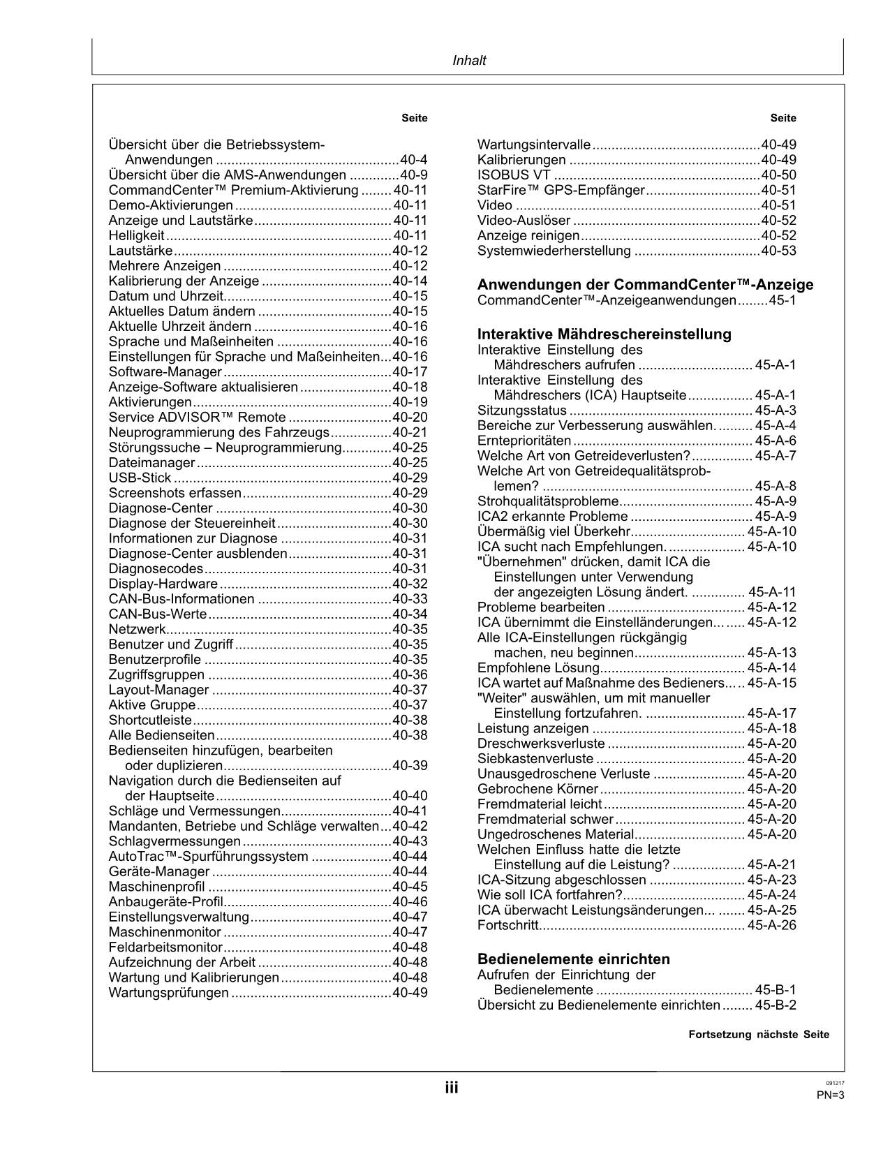 John Deere S760 S770 S780 S785 S790 HILLMASTER Mähdrescher betriebsanleitung #2