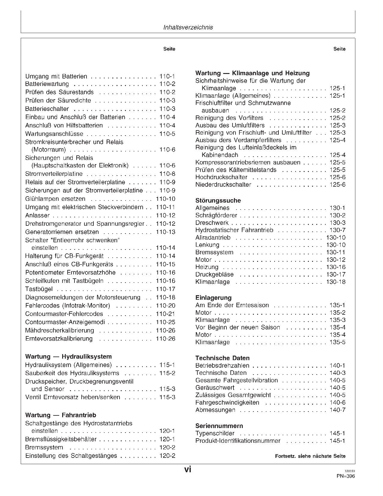 John Deere CTS Mähdrescher betriebsanleitung #2