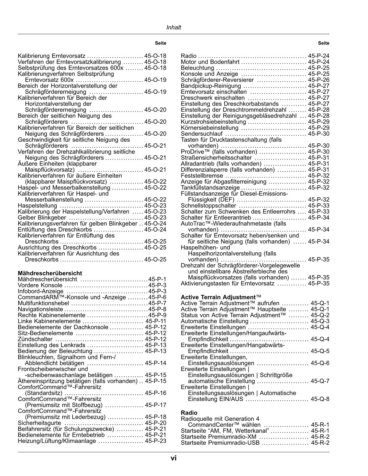 John Deere S760 S770 S780 S785 S790 Mähdrescher betriebsanleitung 115000-