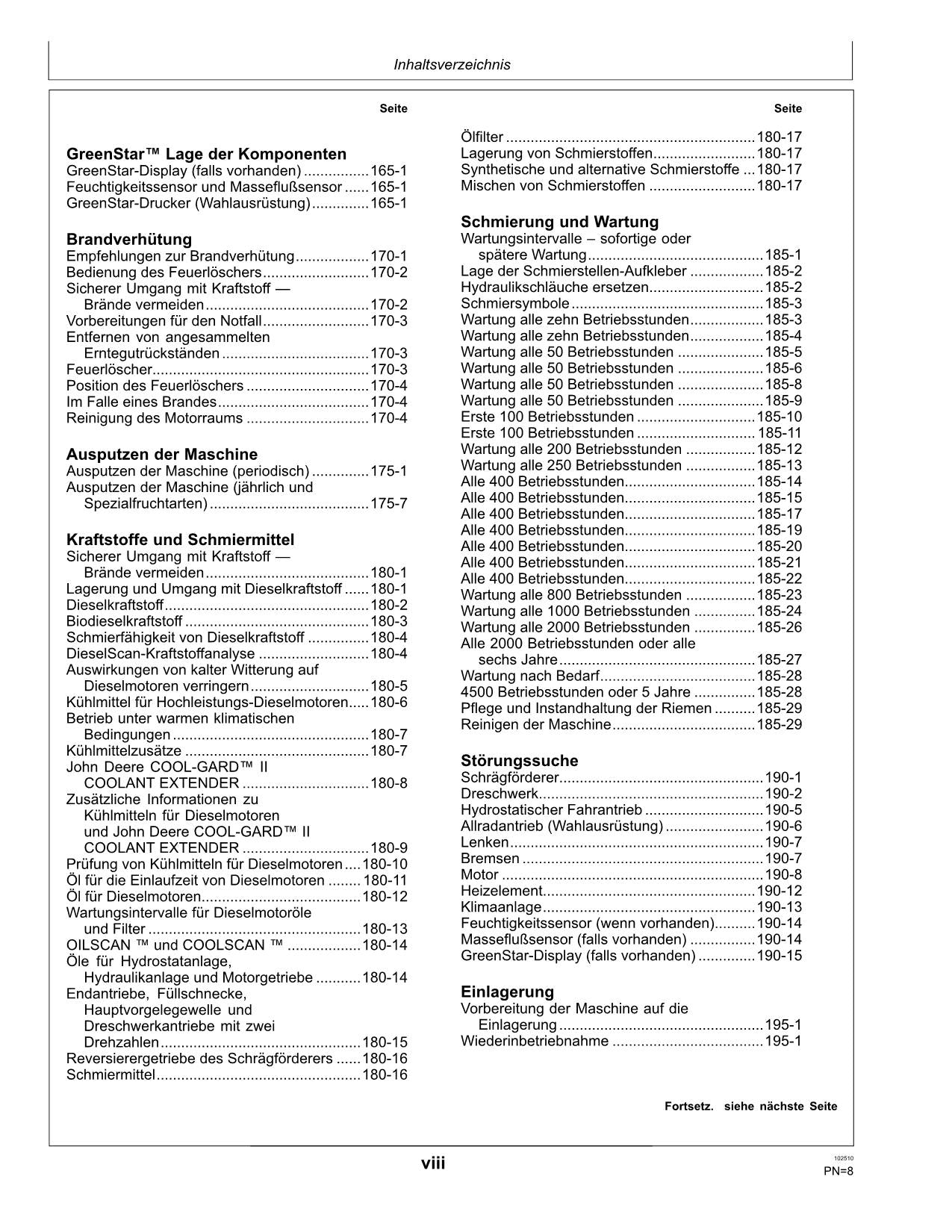 John Deere S690 HillMaster Mähdrescher betriebsanleitung #3