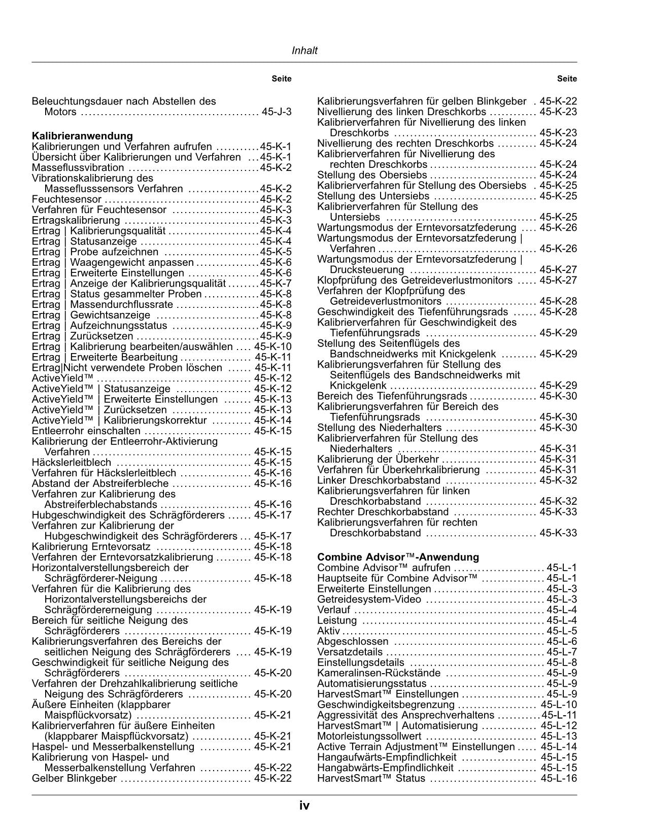 John Deere X9 1000 X9 1100 Mähdrescher Betriebsanleitung