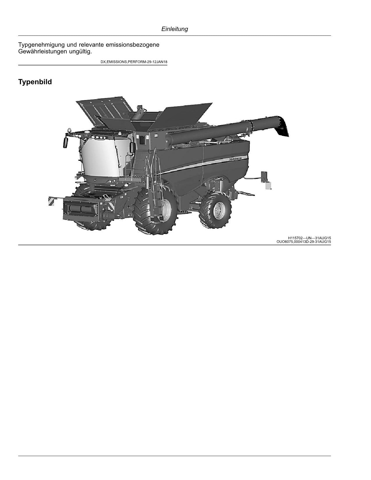 John Deere S760 S770 S780 S785 S790 Manuel d'utilisation