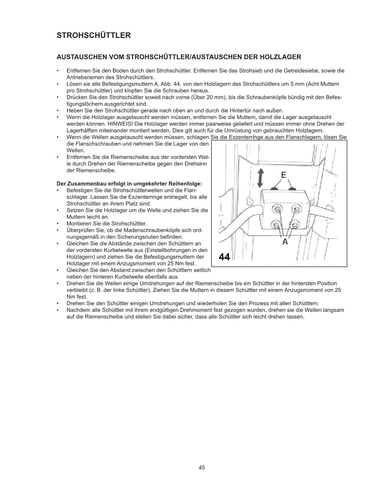 John Deere W330 mähdrescher REPARATURHANDBUCH FUNKTIONSWEISE TEST