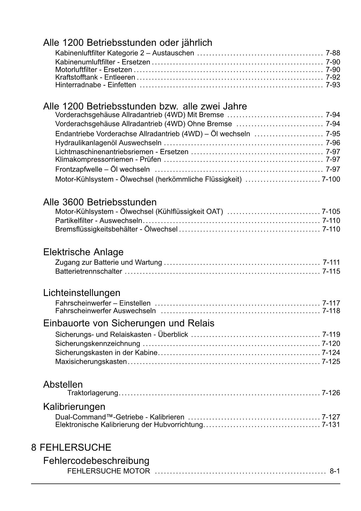 New Holland T4.80V T4.90V T4.100V T4.110V Traktor-Betriebsanleitung Nr. 1