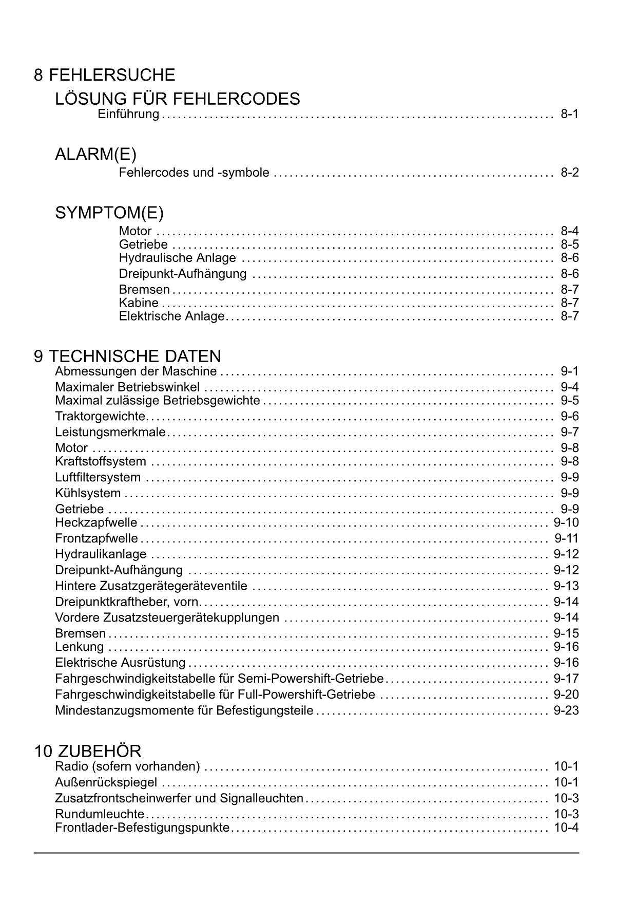 New Holland T7.165S T7.175 T7.190 T7.210 IV manuel d'instructions pour tracteur