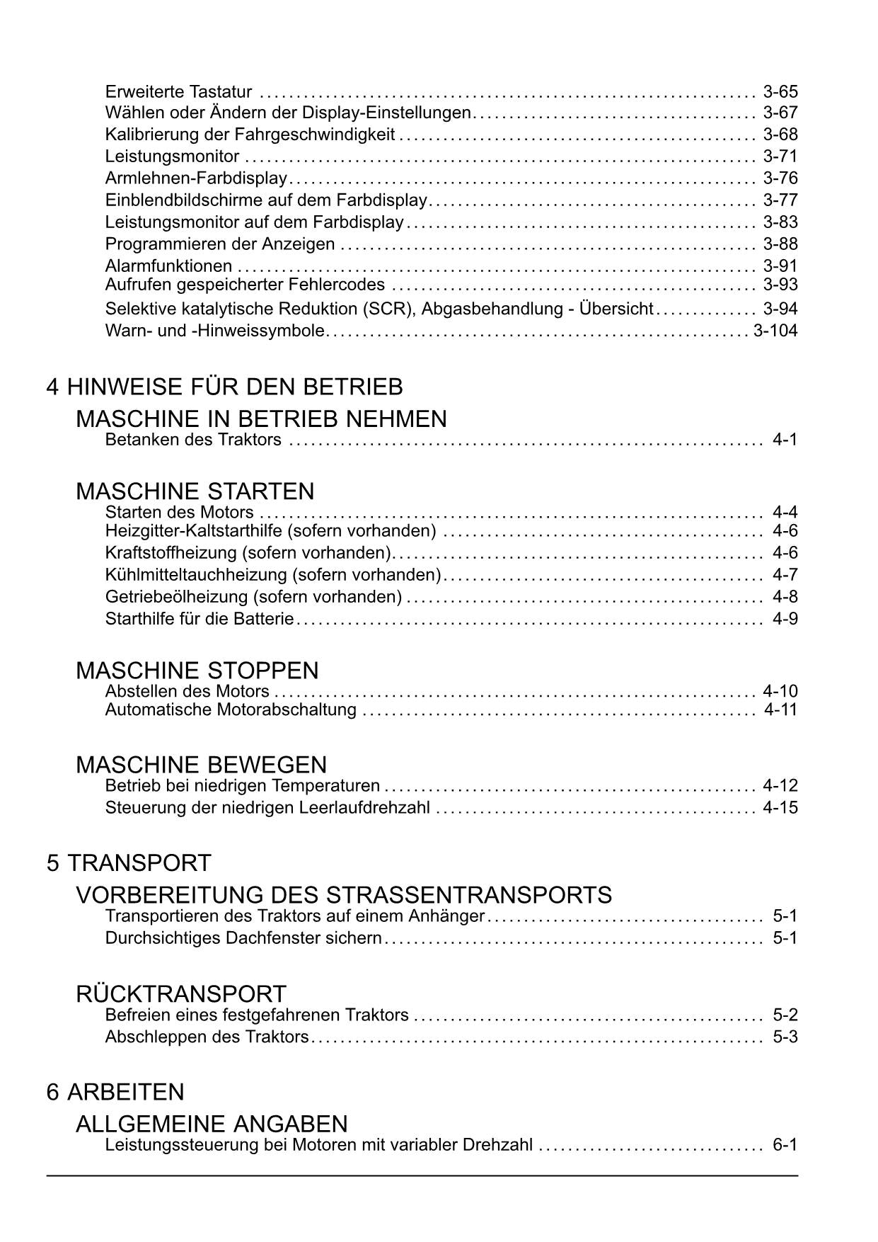 New Holland T6.145 T6.155 T6.165 T6.175 STAGE 4 manuel d'instructions pour tracteur