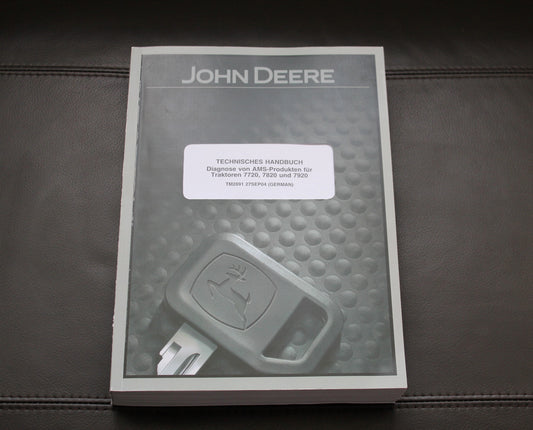 JOHN DEERE DIAGNOSTIC AMS-PRODUKTEN FUR TRAKTOREN 7720 7820 7920 REPARATURHANDBUCH