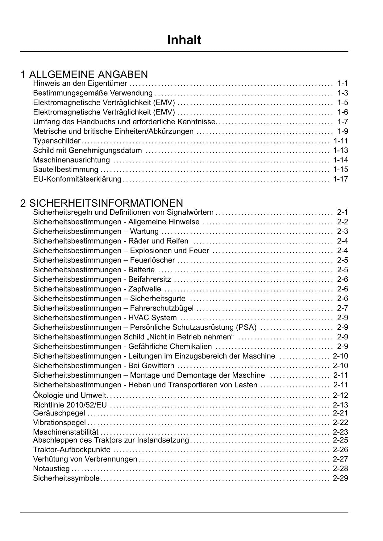 New Holland T4.65V T4.75V T4.85V T4.95V T4.105V Traktor-Betriebsanleitung