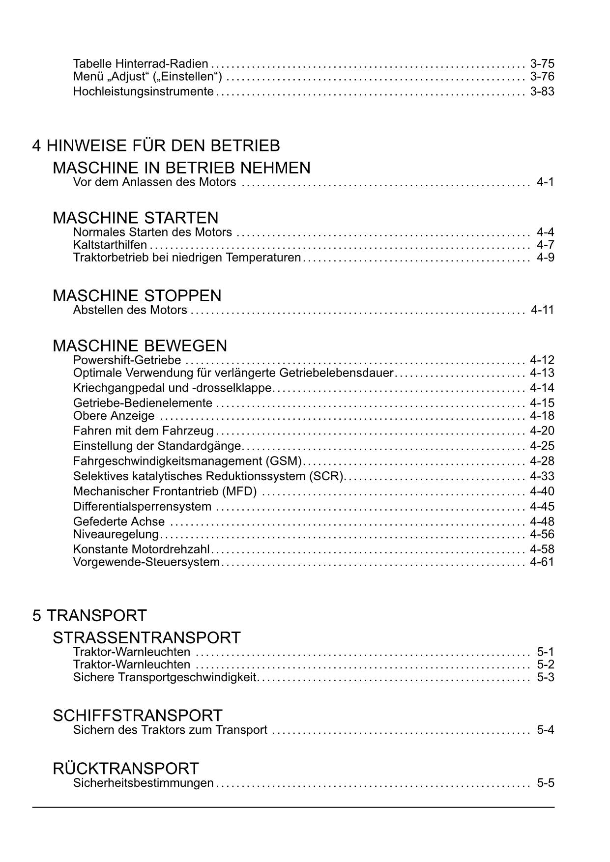 New Holland T8.275 T8.300 T8.330 T8.390 manuel d'instructions pour tracteur