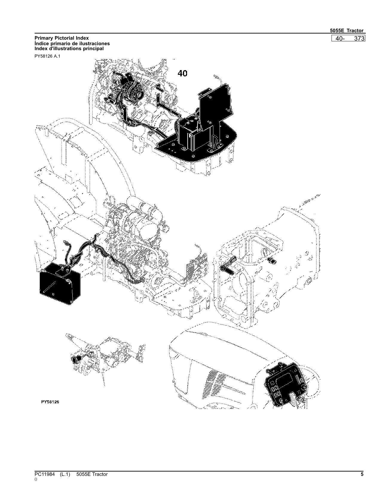 MANUEL DU CATALOGUE DES PIÈCES DU TRACTEUR JOHN DEERE 5055E #2