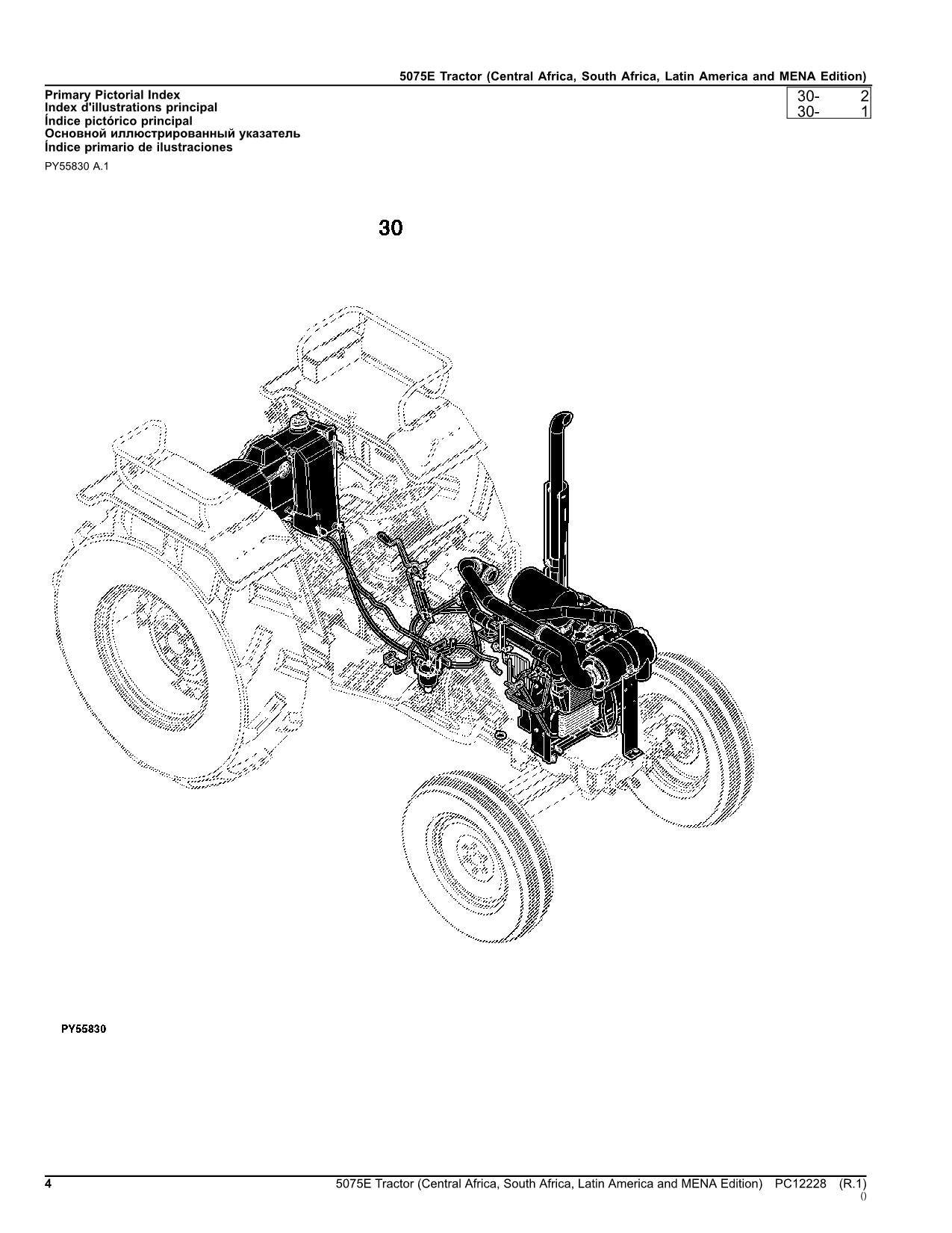 MANUEL DU CATALOGUE DES PIÈCES DU TRACTEUR JOHN DEERE 5075E #4