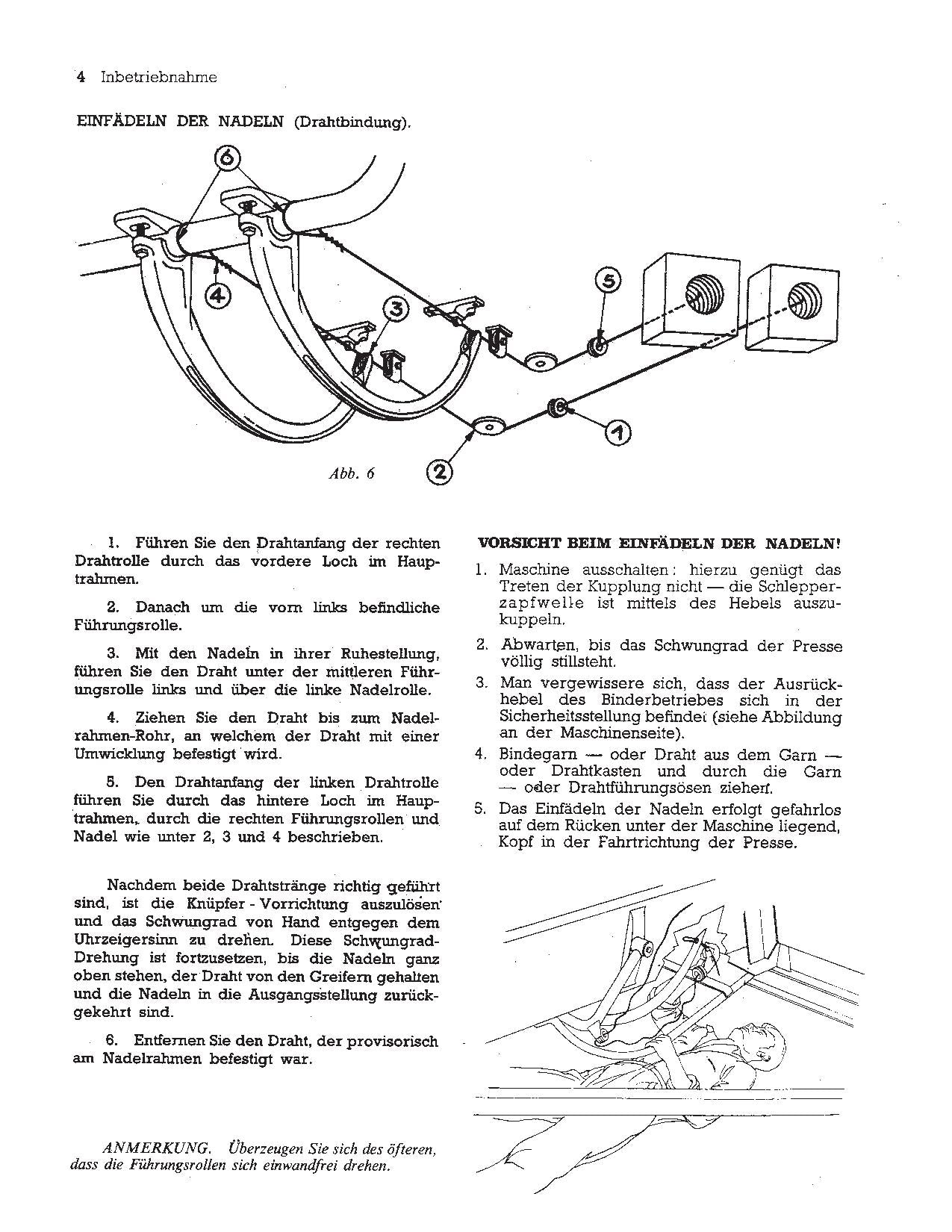 JOHN DEERE HOCHDRUCK SAMMELPRESSE 224  BETRIEBSANLEITUNG