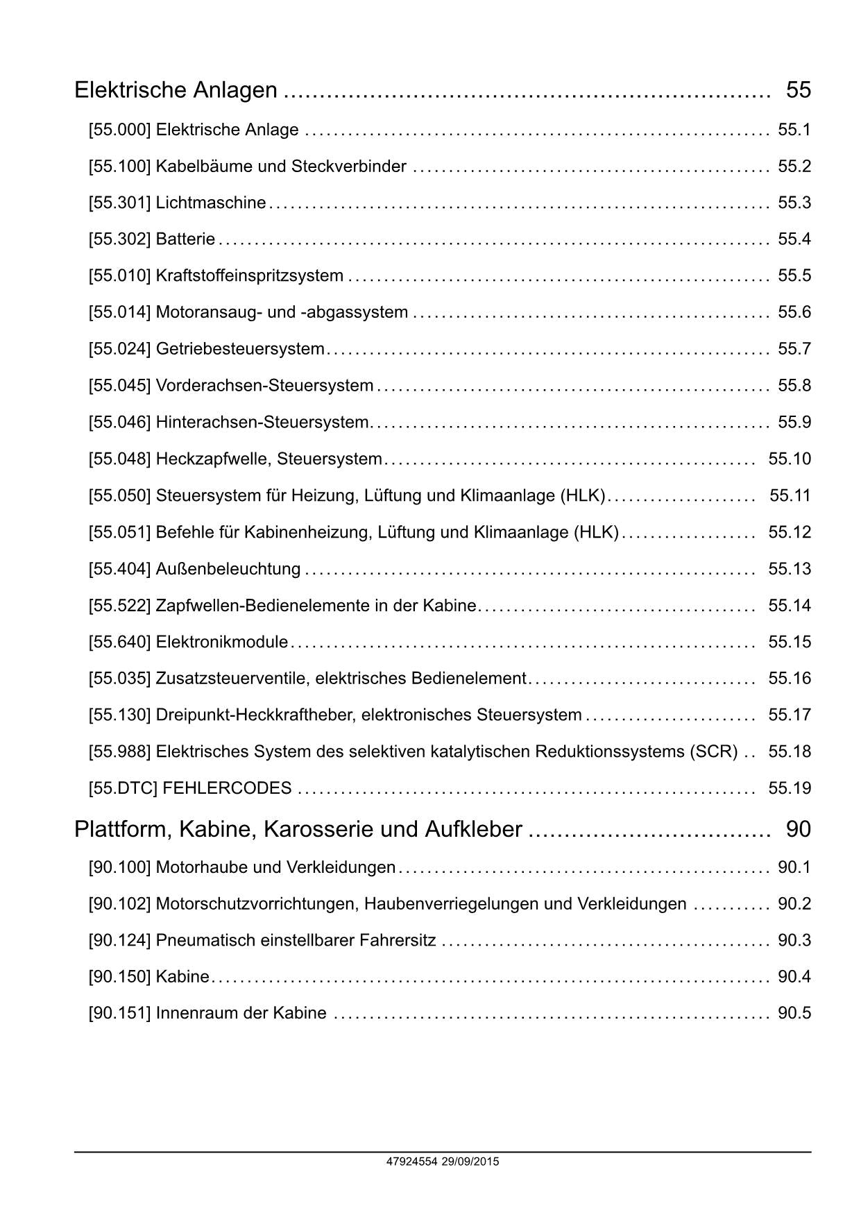 NEW HOLLAND T9.435 T9.480 T9.530 T9.565 T9.600 T9.645 TRAKTOR REPARATURHANDBUCH