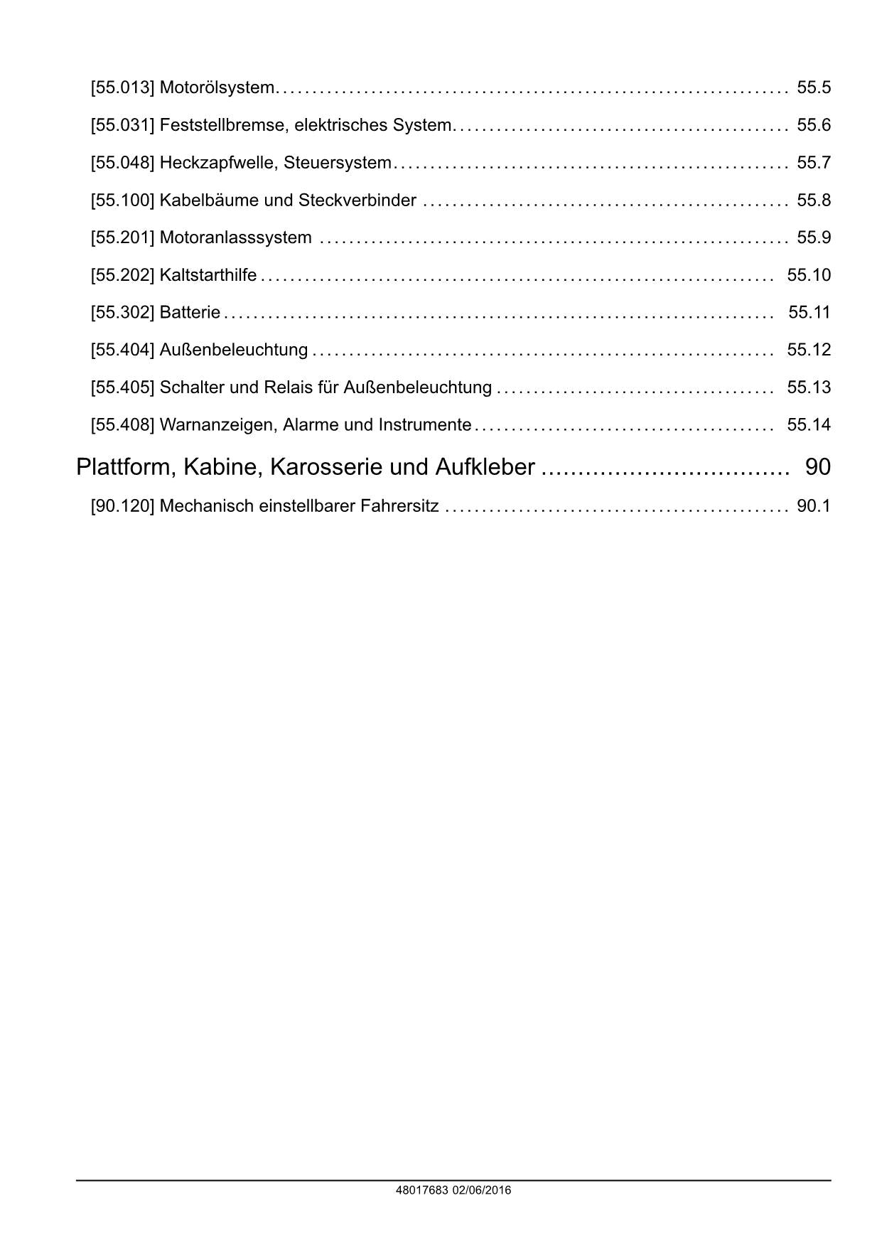 NEW HOLLAND BOOMER 20 25 TRAKTOR REPARATURHANDBUCH