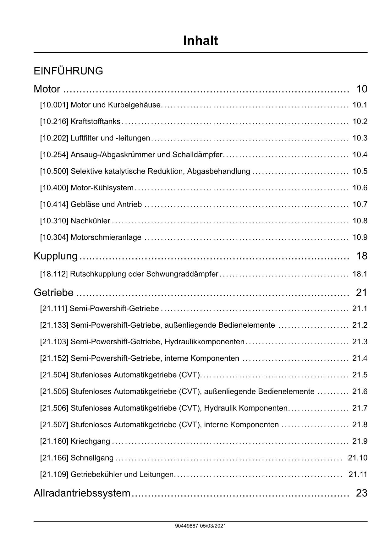 NEW HOLLAND T6.145 T6.155 T6.160 T6.165 T6.175 T6.180 TRAKTOR REPARATURHANDBUCH