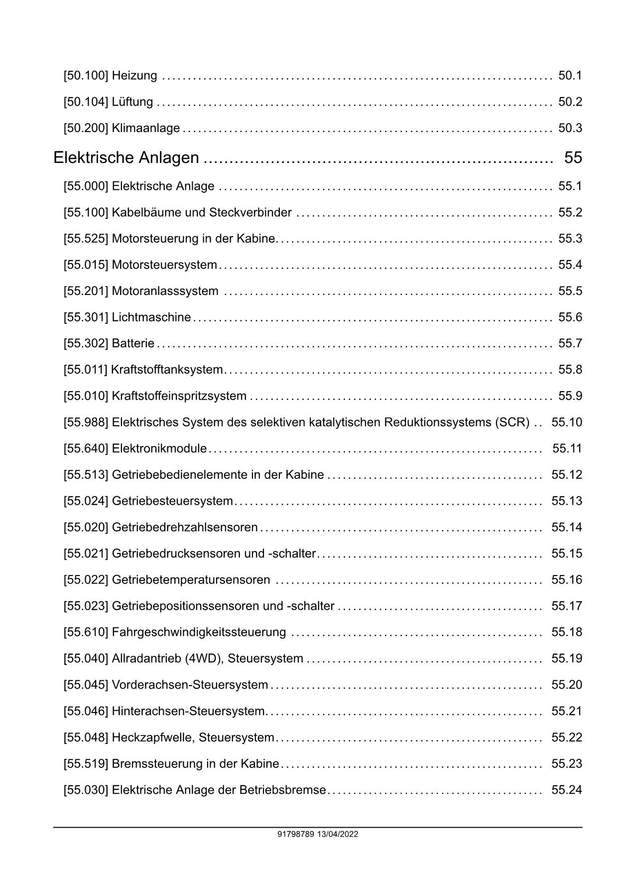 NEW HOLLAND T7.195S T7.215S T7.230 TRAKTOR REPARATURHANDBUCH