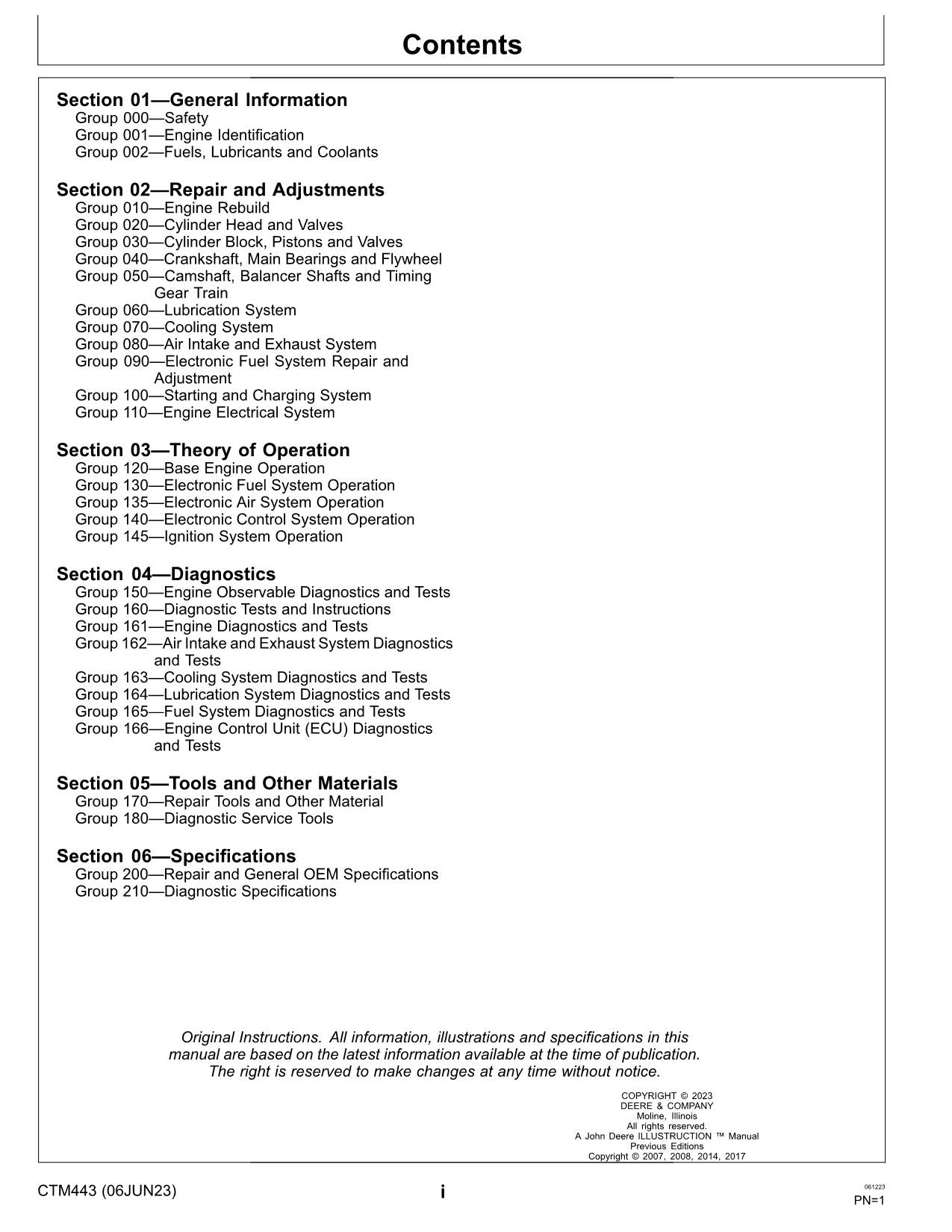 John Deere 4024 2,4-l-LPG-Motor-Servicehandbuch