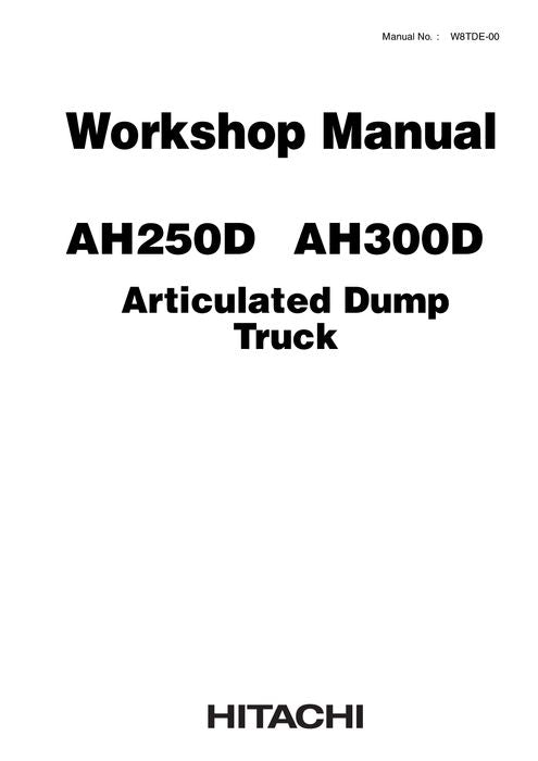 HITACHI AH250D AH300D MULDENKIPPER SERVICE-WERKSTATTHANDBUCH