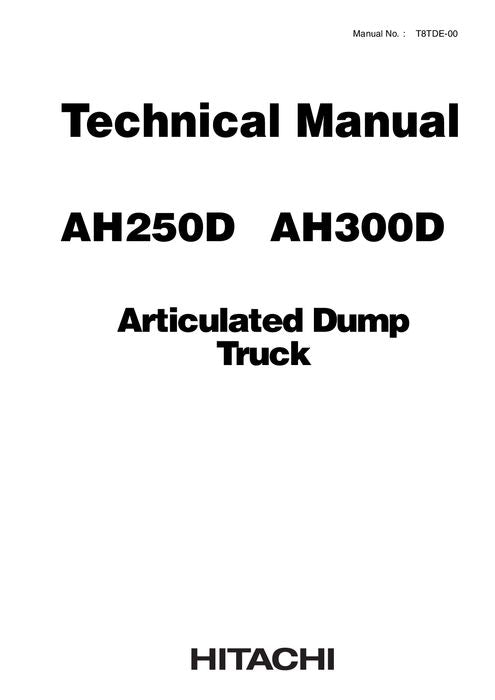 HITACHI AH250D AH300D MULDENKIPPER SERVICEHANDBUCH