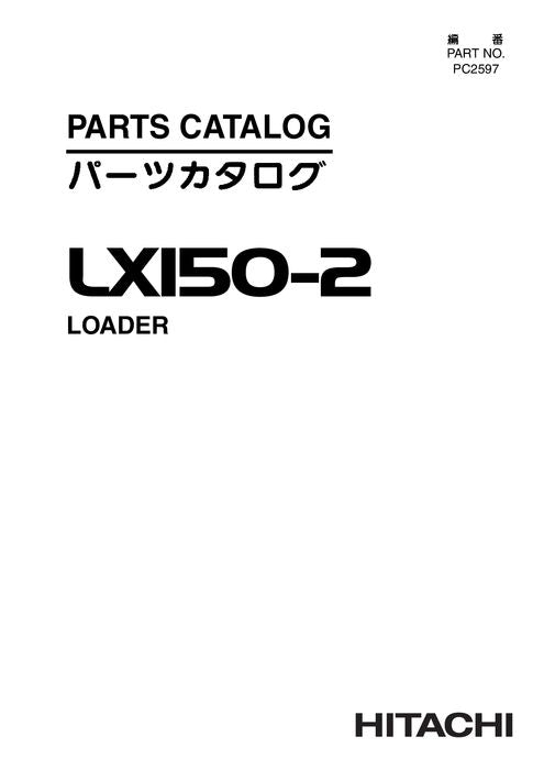 HITACHI LX150-2 LADER-TEILEKATALOGHANDBUCH