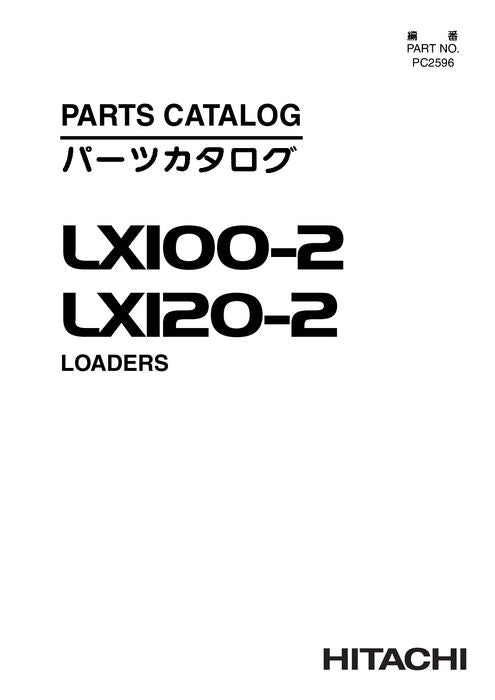 HITACHI LX100-2 LX120-2 LADER-TEILEKATALOGHANDBUCH