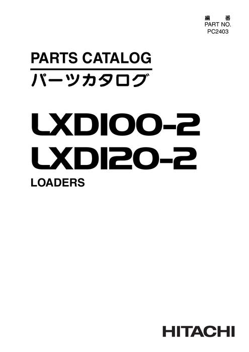 HITACHI LXD100-2 LXD120-2 LADER-TEILEKATALOGHANDBUCH