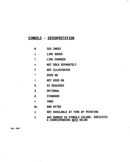 JOHN DEERE 933 933C CLAMBUNK PARTS CATALOG MANUAL 933123–933154