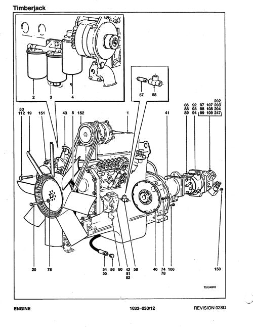 JOHN DEERE 608 TRACKED FELLER BUNCHER PARTS CATALOG MANUAL 977091