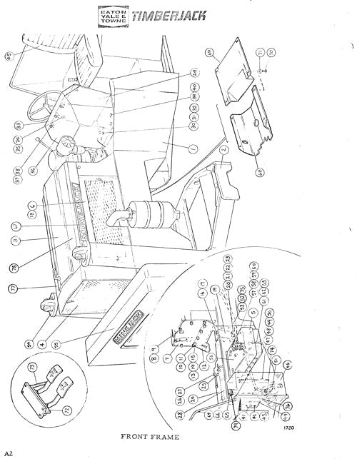 JOHN DEERE TJ30 HARVESTER  PARTS CATALOG MANUAL#1