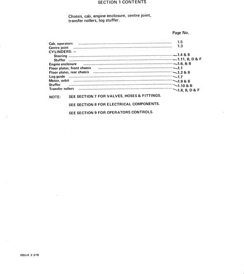 JOHN DEERE KH3B HARVESTER  PARTS CATALOG MANUAL 90117-20068