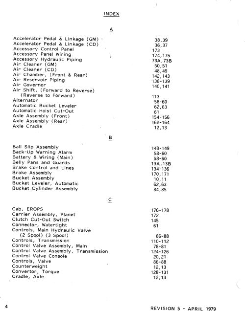 JOHN DEERE 7500 LOADER PARTS CATALOG MANUAL