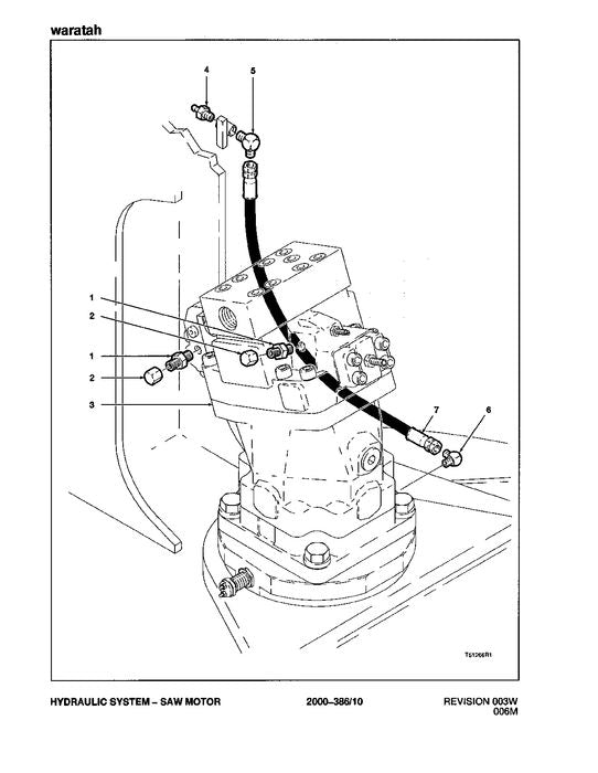 JOHN DEERE FS124 STT SCHEIBENSÄGE FÄLLKOPF ERSATZTEILKATALOGHANDBUCH