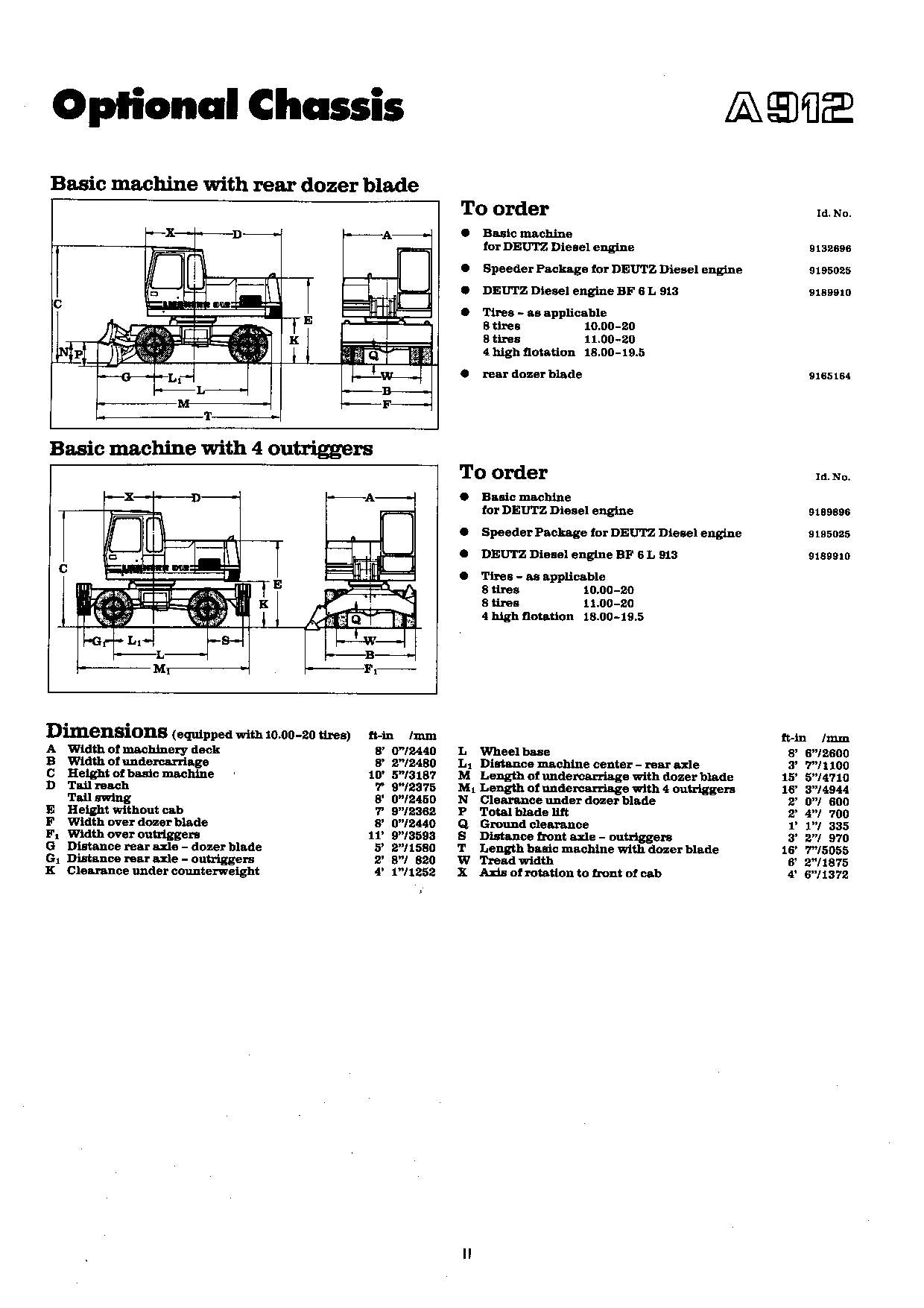 Liebherr A912 Speeder Excavator Operators manual