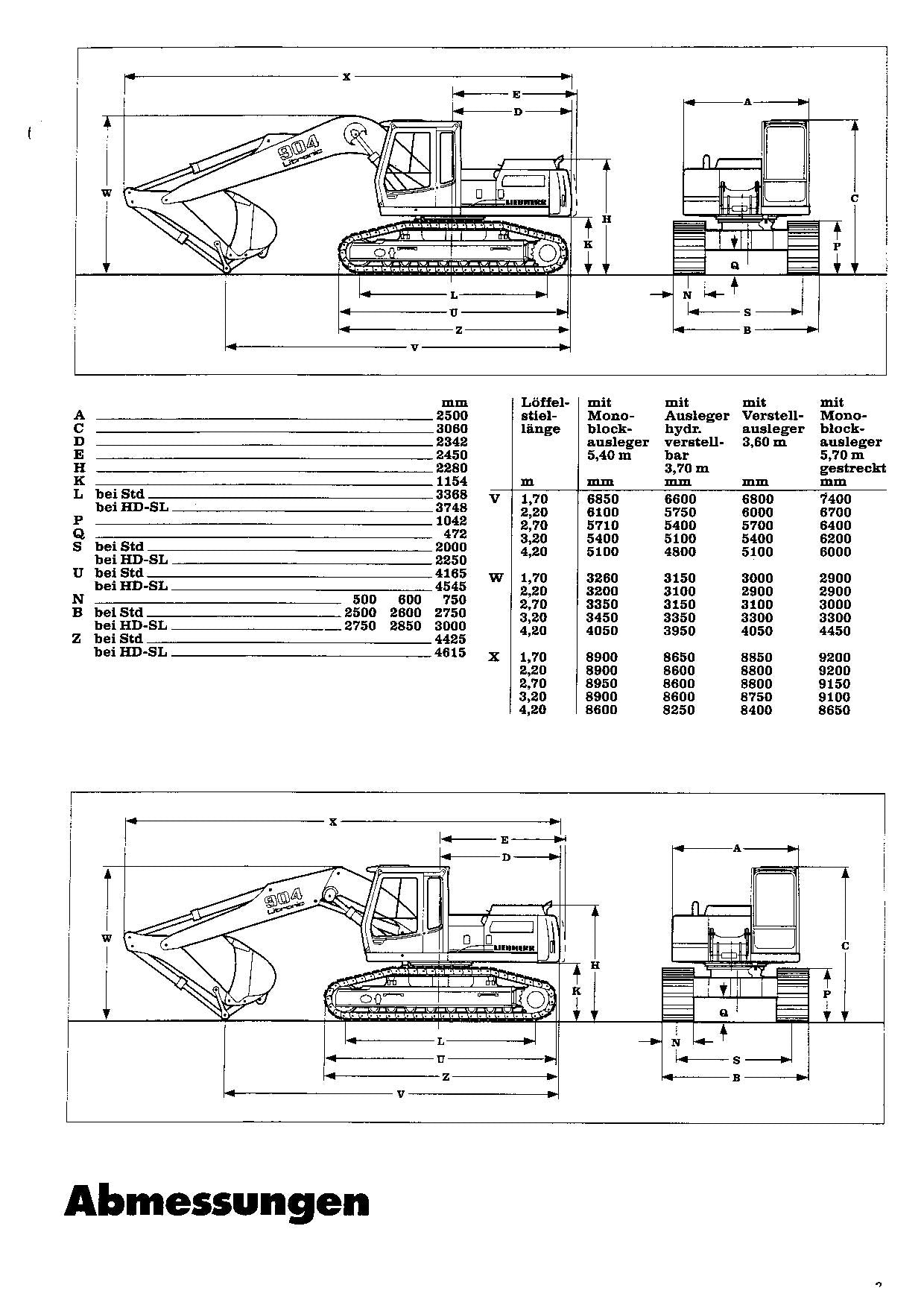 Liebherr R904 Litronic Hydraulikbagger Manuel d'instructions ser 6001