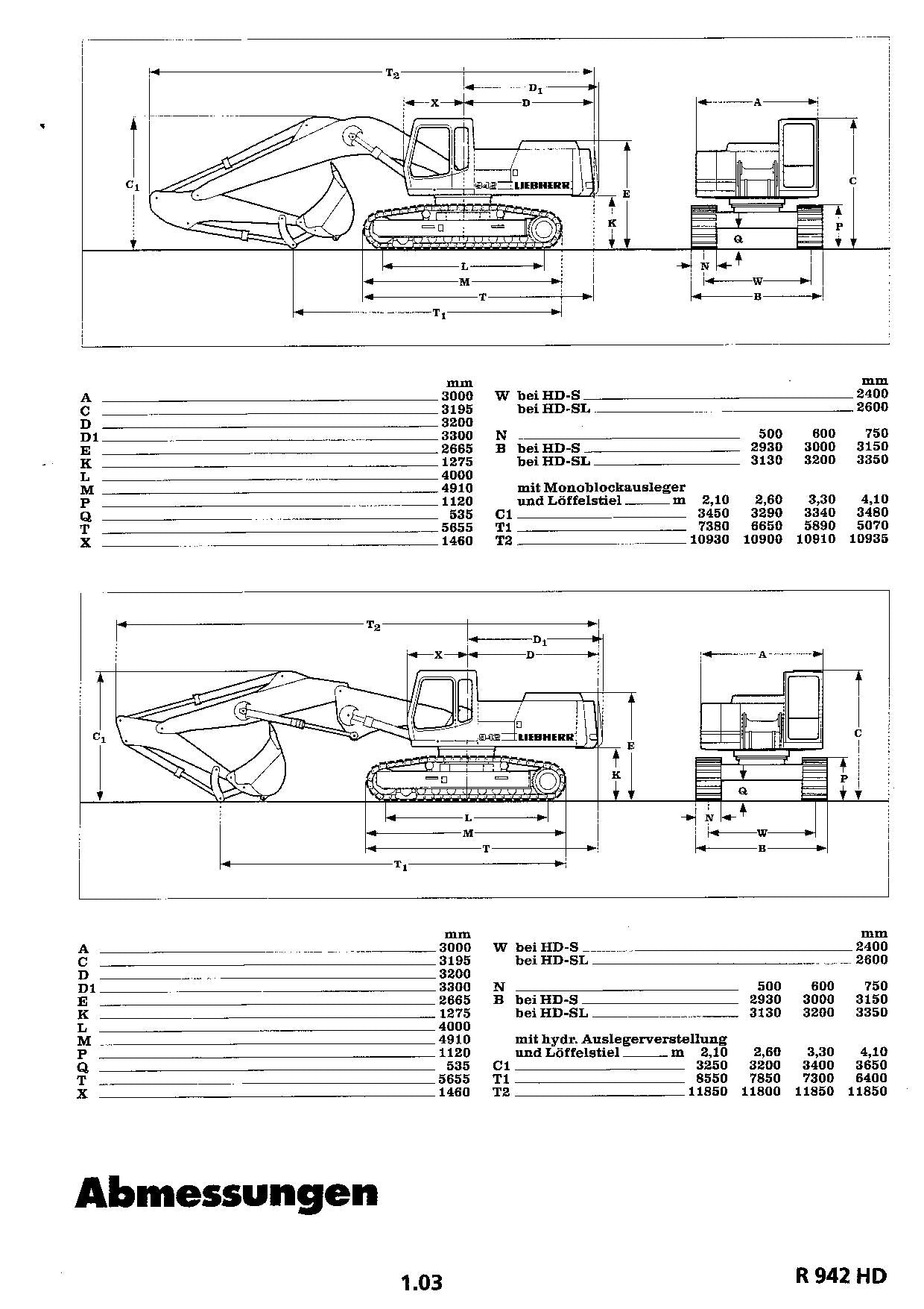 Liebherr R942 Litronic Hydraulikbagger Betriebsanleitung Wartungsanleitung 167