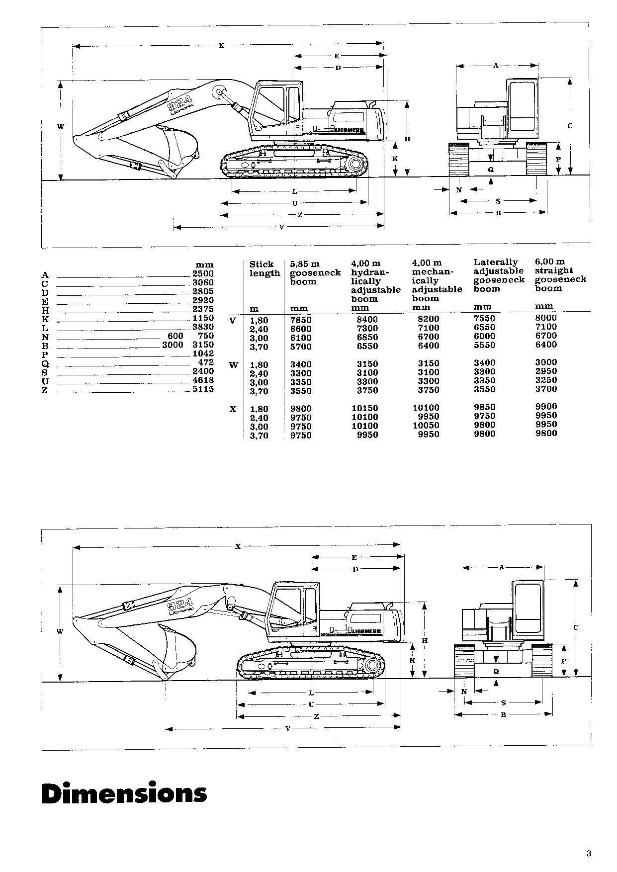 Manuel d'utilisation de la pelle Liebherr R924 Litronic série 6001