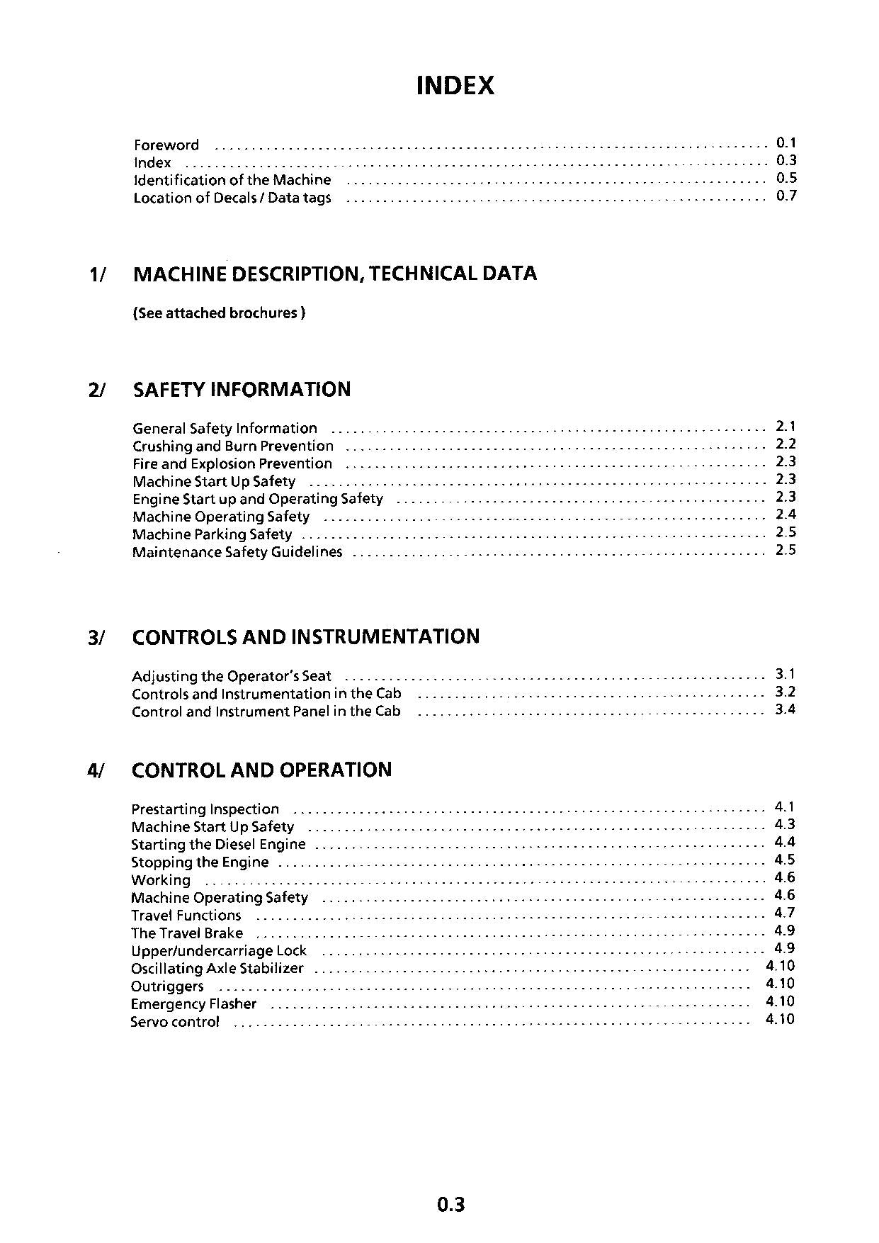 Liebherr A900 C Excavator  Operators manual