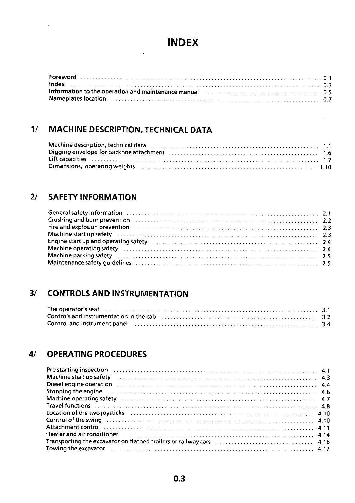 Liebherr R912 Litronic Excavator Operators manual