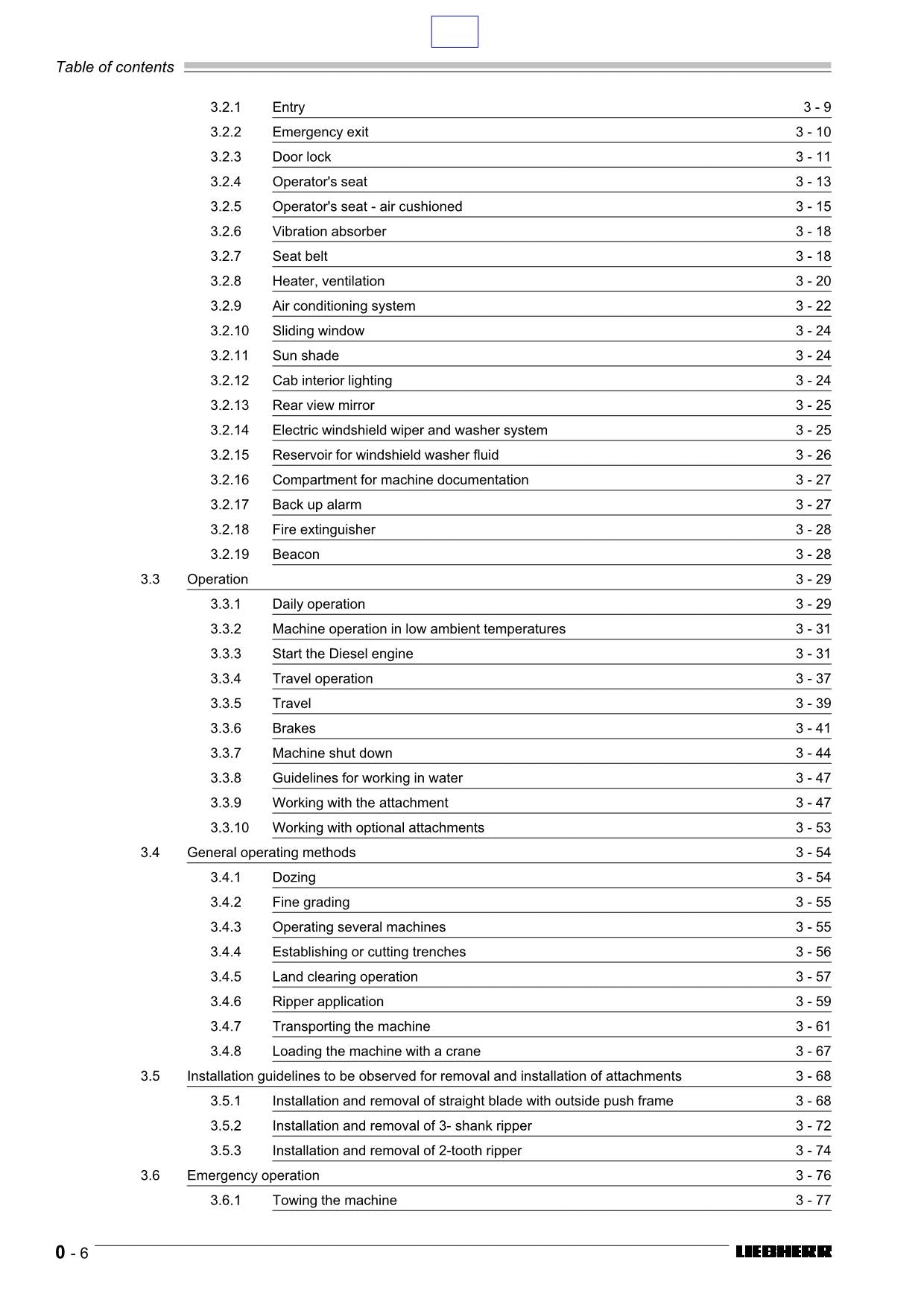 Liebherr PR742 B Litronic Dozer Operators manual