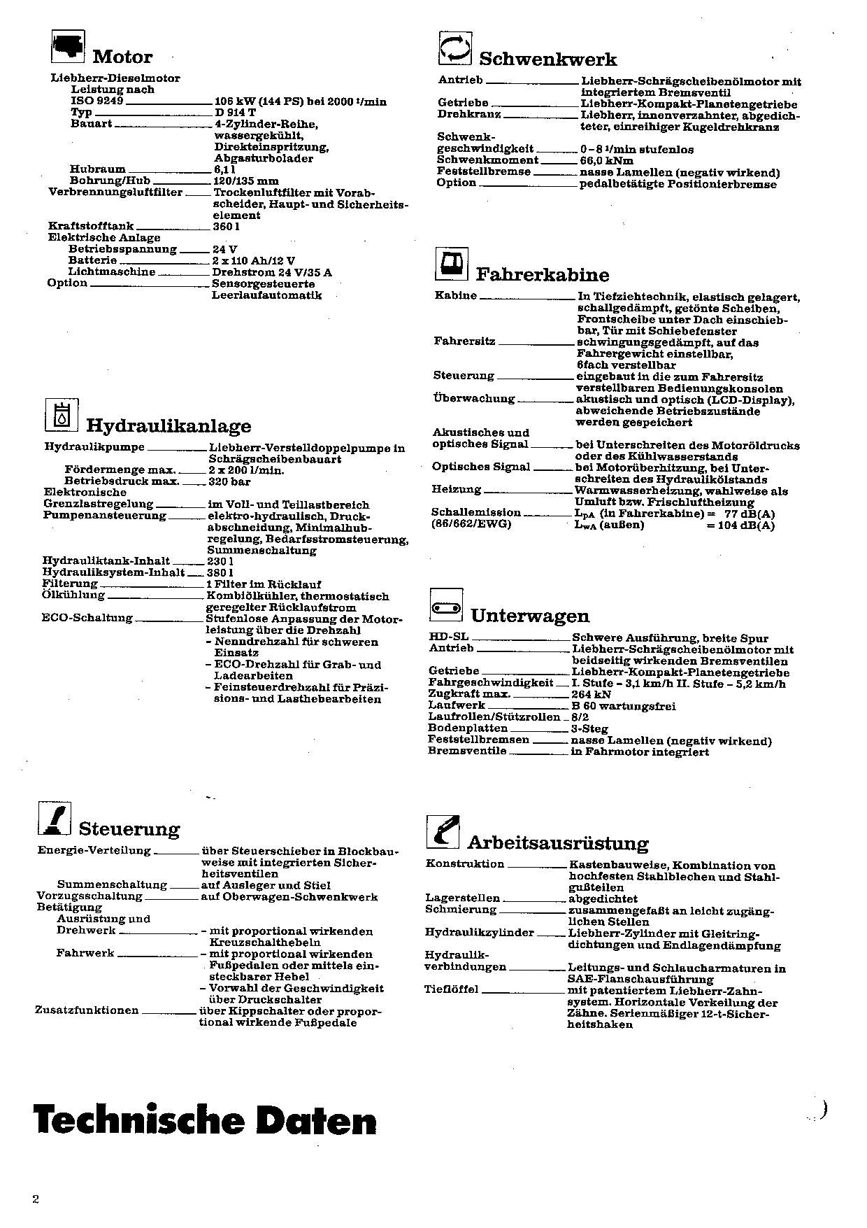 Liebherr R922 Litronic Hydraulikbagger Manuel d'instructions 8503542