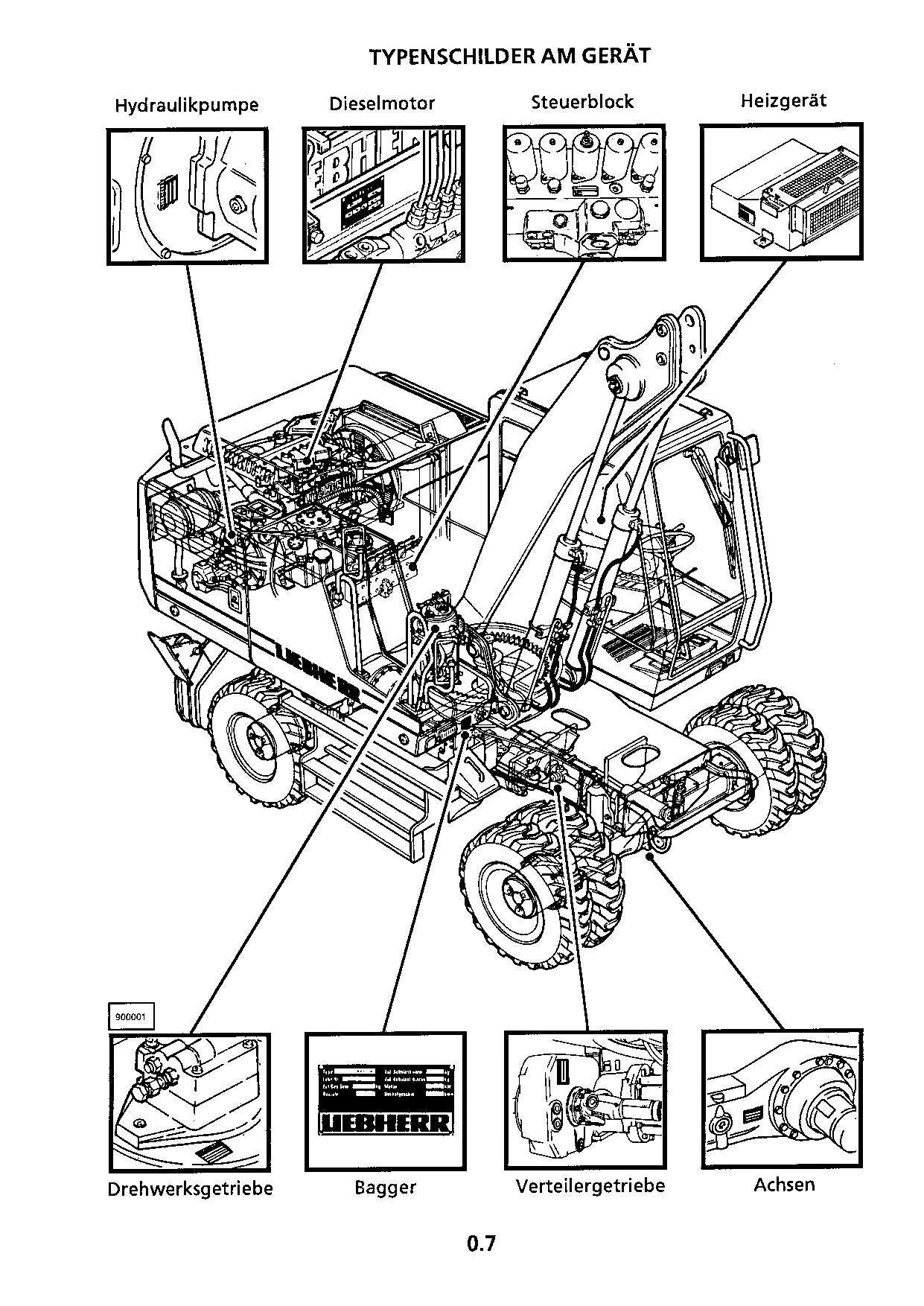 Liebherr A922 Litronic Hydraulikbagger Betriebsanleitung Wartungsanleitung