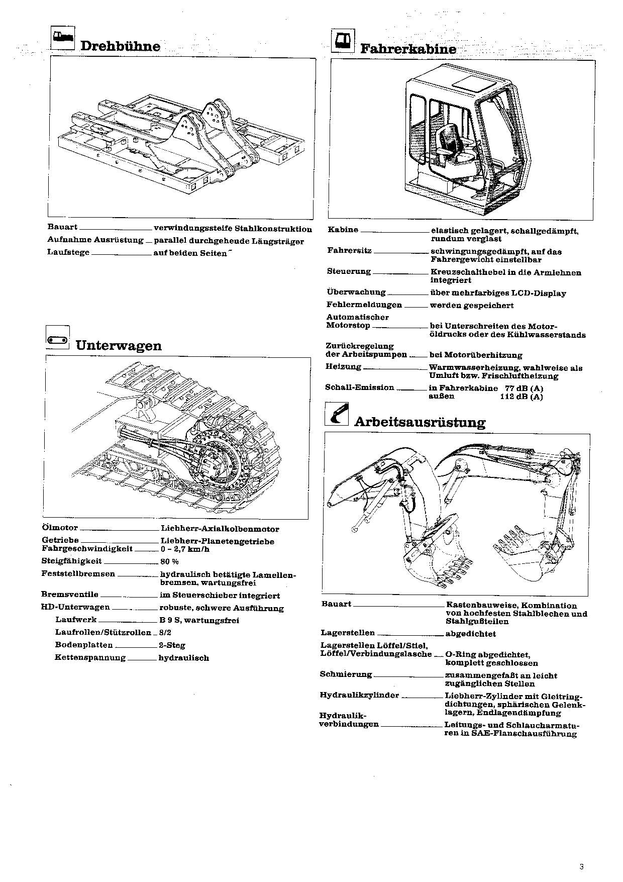 Liebherr R974 B Litronic Hydraulikbagger Betriebsanleitung Wartungsanleitung 486