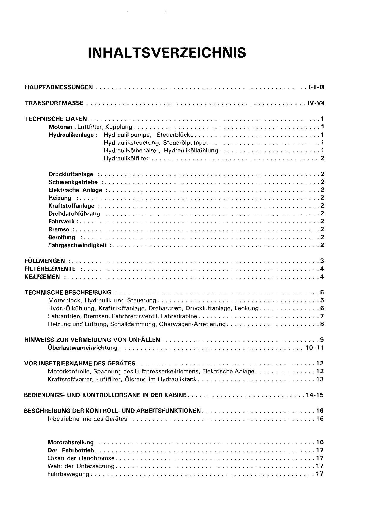 Liebherr A900 Hydraulik Mobilbagger Betriebsanweisung