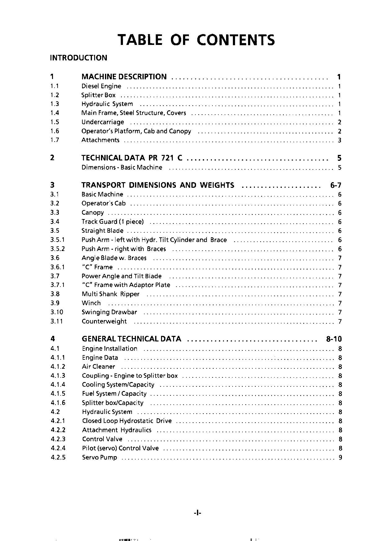 Liebherr PR721 C Dozer Operators manual