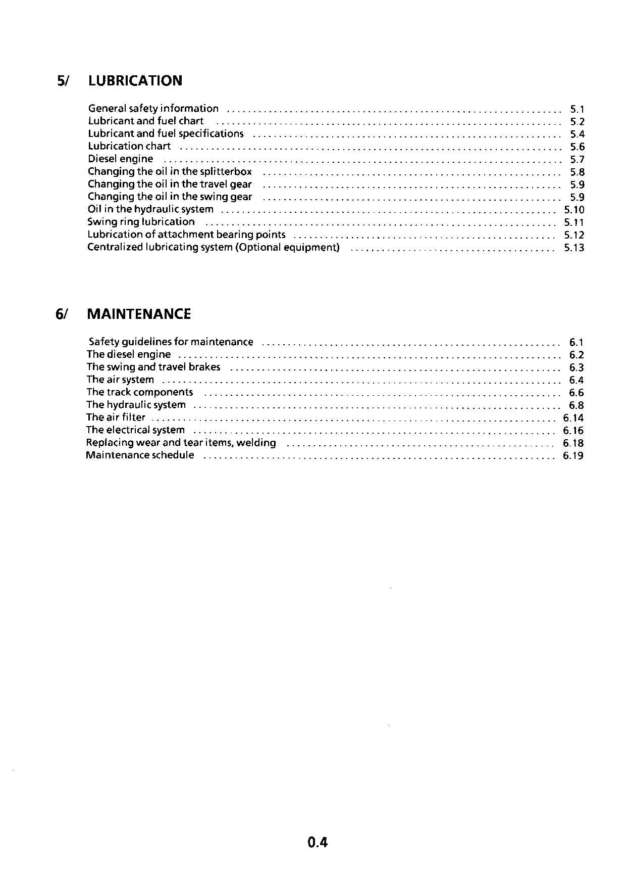 Liebherr R962 Litronic Excavator Operators manual