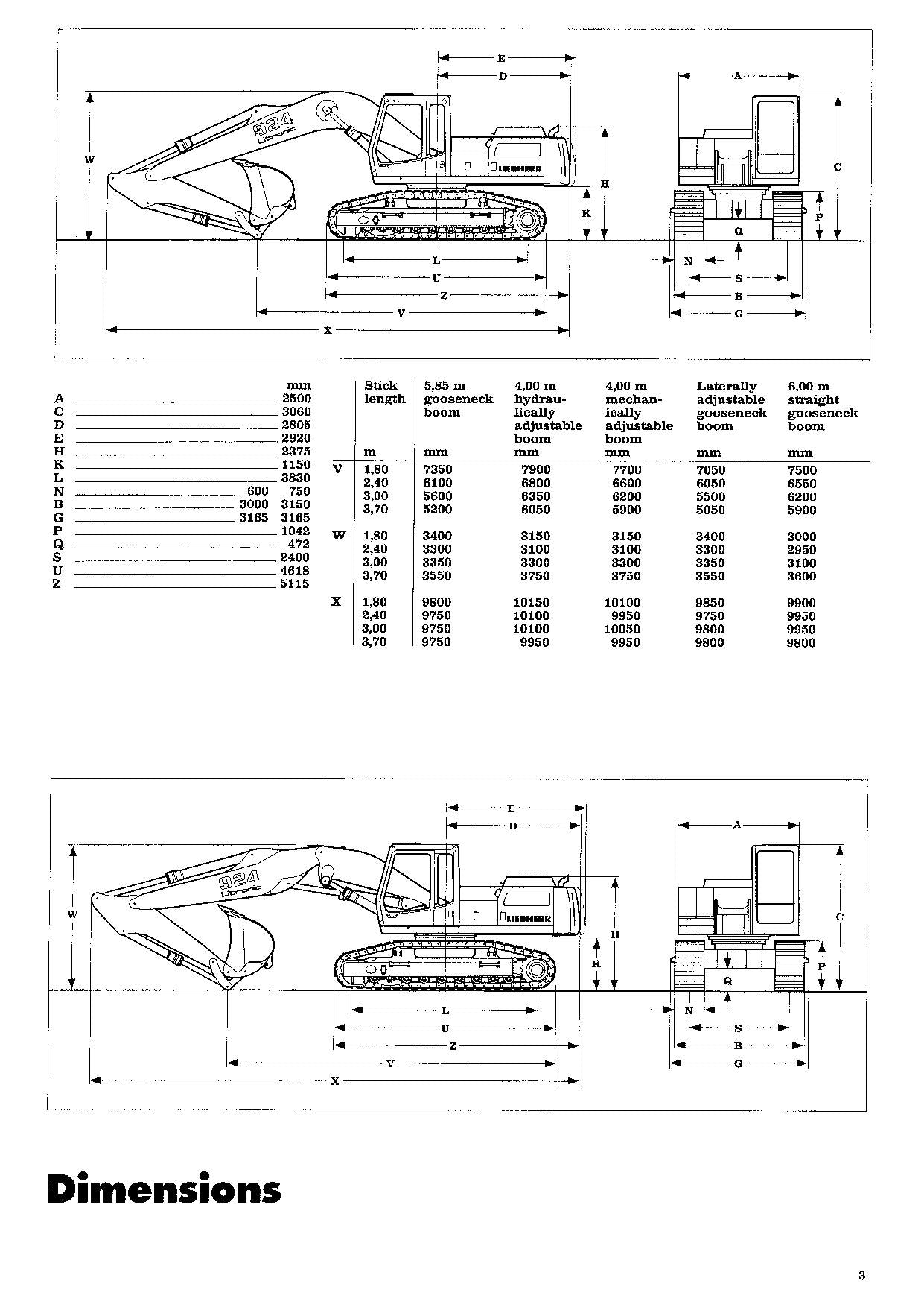 Liebherr R924 Litronic Bagger Bedienungsanleitung Seriennummer 6400