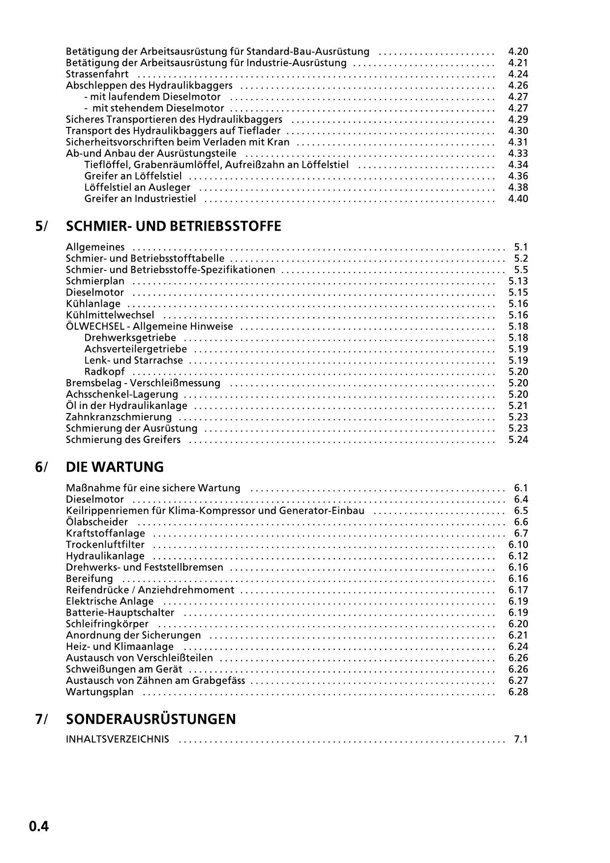 Liebherr A914 Litronic Hydraulikbagger Manuel d'instructions Manuel d'entretien