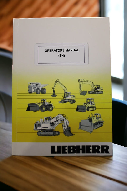 Liebherr A900 ZW Litronic Excavator Operators manual